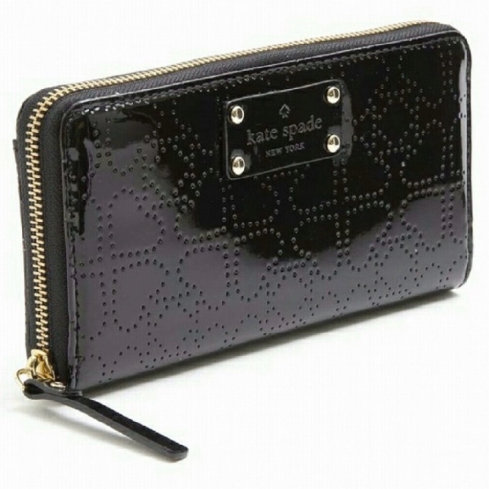 Kate Spade Black Hearts Wallet